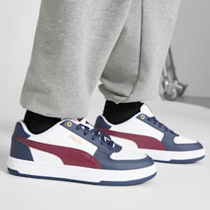 Sneakers Enfant et Adolescent PUMA Caven 2.0, PUMA White-Dark Jasper-PUMA Navy-Gold, extralarge